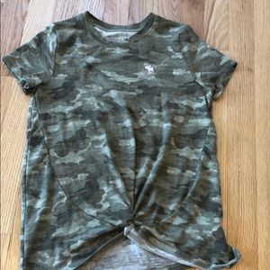Abercrombie kids camo shirt